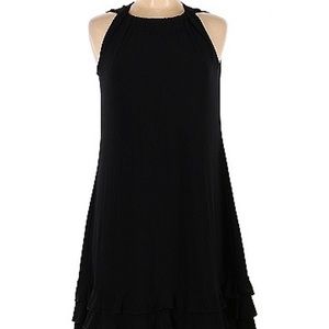 Sleeveless black dress